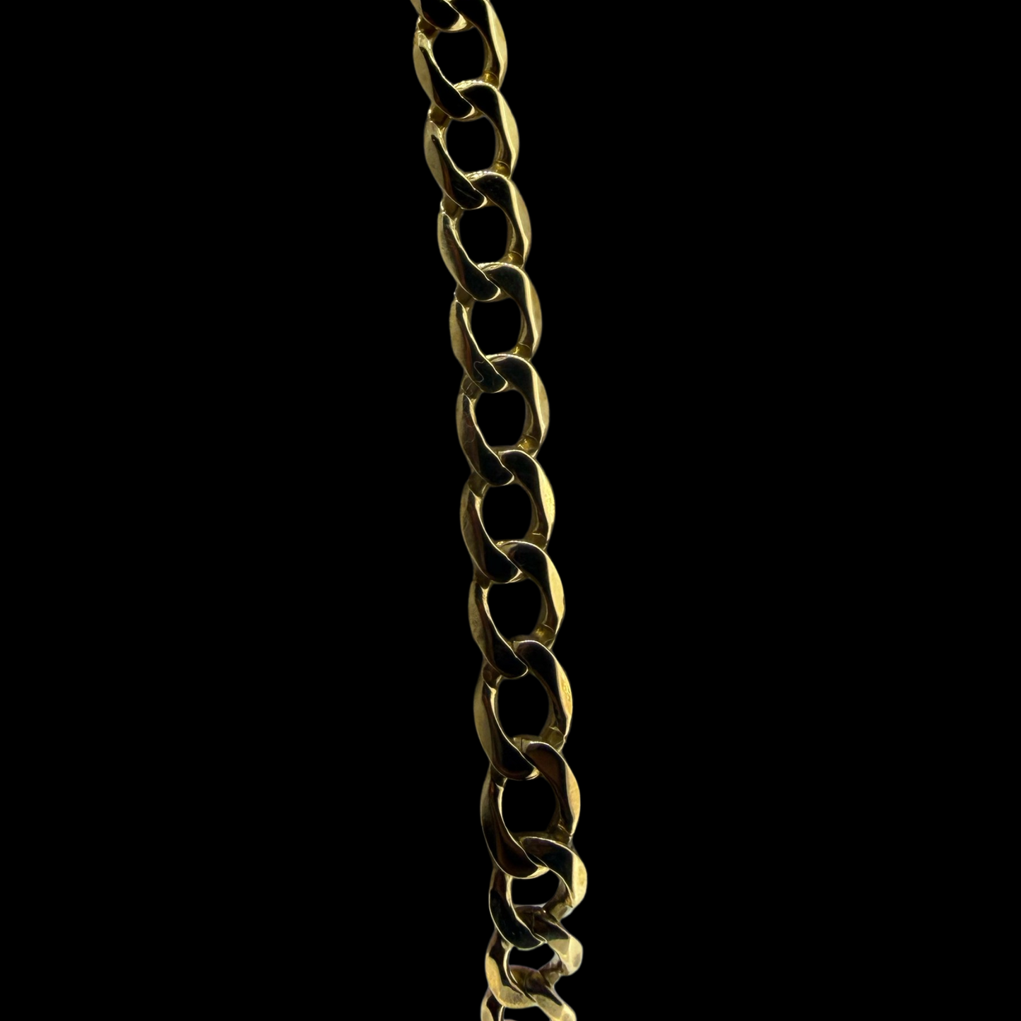 9ct Yellow Gold Classic Curb Bracelet 8.5 Inch 9.1g
