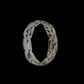18ct White Gold Ring  - Size L (1.5 cm diameter)