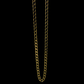 9ct Gold Curb Link Chain Necklace 9.3g 21 Inch
