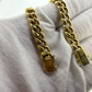 14ct Solid Gold Curb Bracelet 8 Inch 5mm 33g