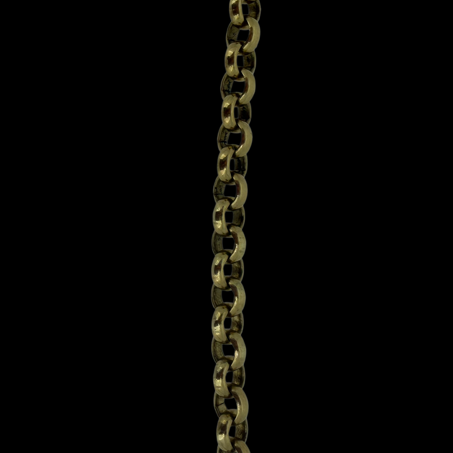 9ct Gold Belcher Chain 19.5 Inch 3mm