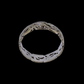 18ct White Gold Ring  - Size L (1.5 cm diameter)