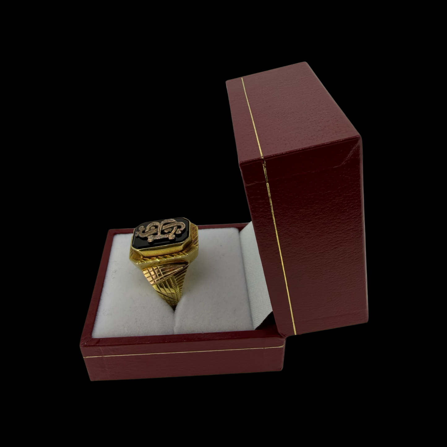 Antique 14ct Victorian Signet Ring (Size R) 7.37g