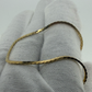 9ct Gold Snake Chain Bracelet 7 Inch 2g 1mm Fine Delicate Bracelet