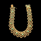 9ct Yellow Gold Multi-Link Bracelet with Green Stones