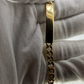 14ct Gold ID Bracelet 7” Curb Link