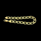 9ct Gold Bracelet 7.83" 8.55g Twist Link