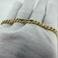 9ct Gold Curb Bracelet 7 Inch 4mm 9.1g