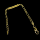 9ct Yellow Gold Figaro ID Bracelet 6.5” 4.8g
