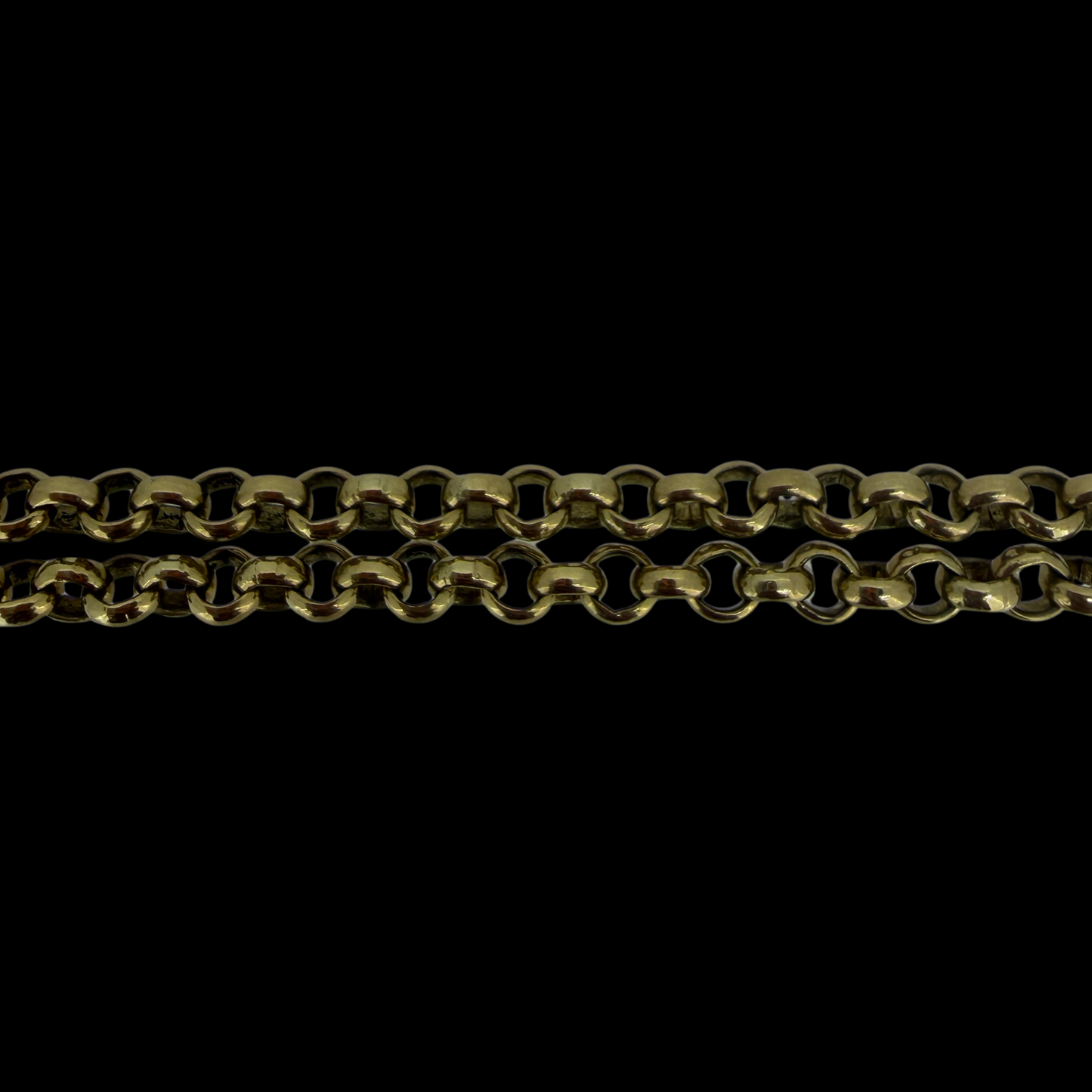 9ct Gold Belcher Chain 19.5 Inch 3mm