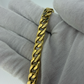 9ct Gold Curb Bracelet 7.5 Inch 6mm