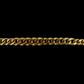 9ct Yellow Gold Fine Curb Link Chain Necklace 18"