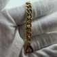 14ct Gold ID Bracelet 7” Curb Link