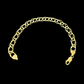 9ct Gold Bracelet 7.83" 8.55g Twist Link