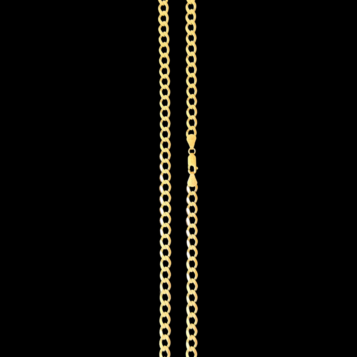 9ct Yellow Gold Curb (Solid) Chain Necklace 20 Inch 5mm 15g