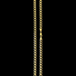 9ct Yellow Gold Curb (Solid) Chain Necklace 20 Inch 5mm 15g