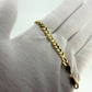 9ct Gold Curb Bracelet 7 Inch 4mm 9.1g