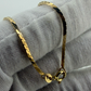 9ct Gold Snake Chain Bracelet 7 Inch 2g 1mm Fine Delicate Bracelet