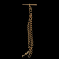 9ct Rose Gold T-Bar Albert Chain Bracelet 10.55g 7.4 Inch