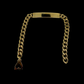 14ct Gold ID Bracelet 7” Curb Link