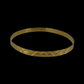 18ct Gold Diamond-Cut Pattern Bangle Bracelet