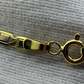 18ct Yellow & White Gold Mariner Necklace 17.5 Inch 5.3g 2mm