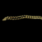 9ct Gold Curb Bracelet 7 Inch 4mm 9.1g