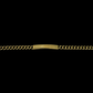14ct Gold ID Bracelet 7” Curb Link